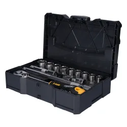 Тресчотка ERGONIC 1/2" комплект 13ч., 00005681318, FELO