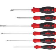 Комплект отвертки SoftFinish плоски, Phillips, 6ч, 07152, WIHA