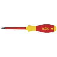 Отвертка кръстата изолирана PH 0 x 60mm, SoftFinish® Phillips, 43390, WIHA