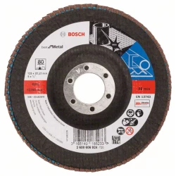 Диск ламелен за ъглошлайф X571, Best for Metal, Z80, 2608606924, BOSCH