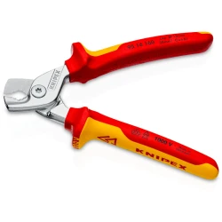 Ножица за кабели StepCut изолирана до 50mm², 160mm, 95 16 160, KNIPEX