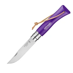 Сгъваем нож №7 Colorama Purple, габър, лилав, Inox, 8cm, 002205, OPINEL
