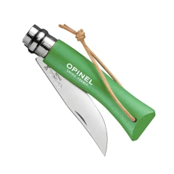 Сгъваем нож №7 Colorama Green Meadow, зелен, габър, Inox, 8cm, 002210, OPINEL