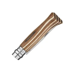 Сгъваем нож  №8 Brown Laminated Birch, бреза, Inox, 8,5cm, 002388, OPINEL