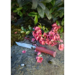 Сгъваем нож №8 Red Laminated Birch, бреза, Inox, 8,5cm, 002390, OPINEL