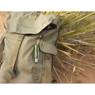 Сгъваем нож №8 с кожена връзка, бук-цвят khaki, Inox, 8,5cm, 001703, OPINEL