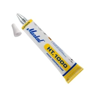 Маркер в туба, топлоустойчива боя, ролер, HT1000, WHITE, бял, 6 mm,1бр , 096702, MARKAL