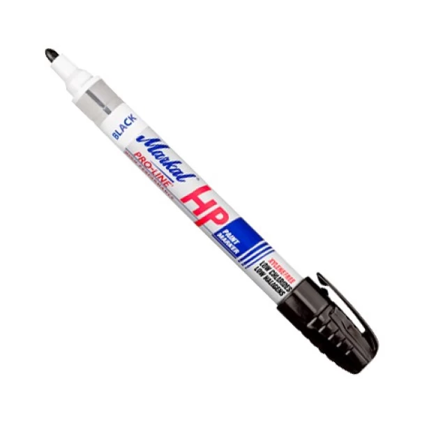 Маркер цветен за омаслени повърхности, Pro-Line HP, BLACK, черен, 1бр, 96963, MARKAL