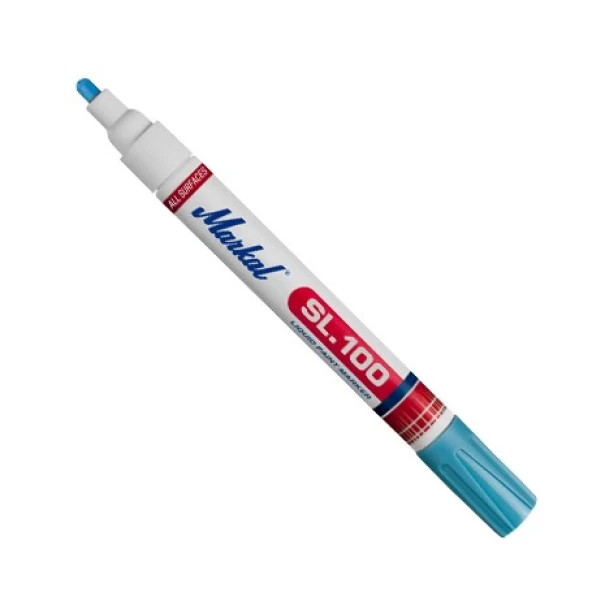 Маркер перманентен промишлен, Paint Riter SL100, LIGHT BLUE, светлосин, 1бр, 31241220, MARKAL