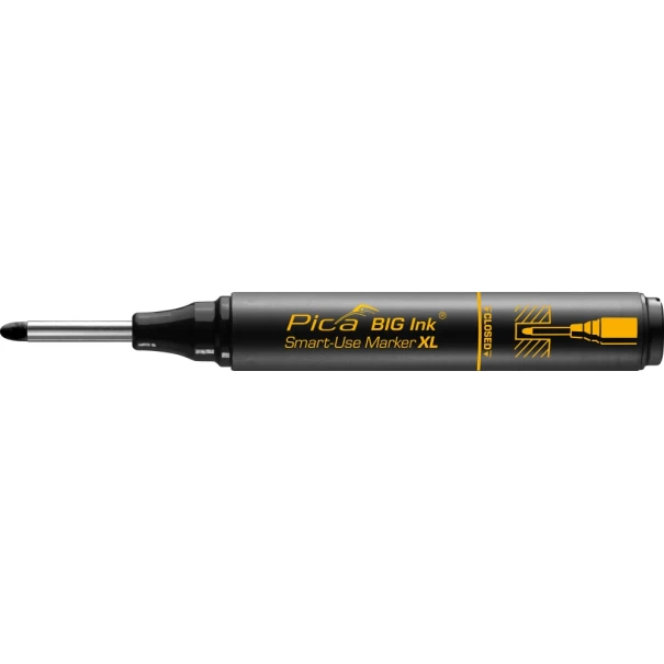 Маркер перманентен за дълбоки отвори  Pica BIG INK Smart-Use Marker XL, черен, 1бр, SB, 170/46/SB, PICA