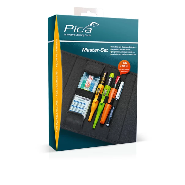 Сет за маркиране Pica MASTER-SET за водопроводчици, 55020, PICA