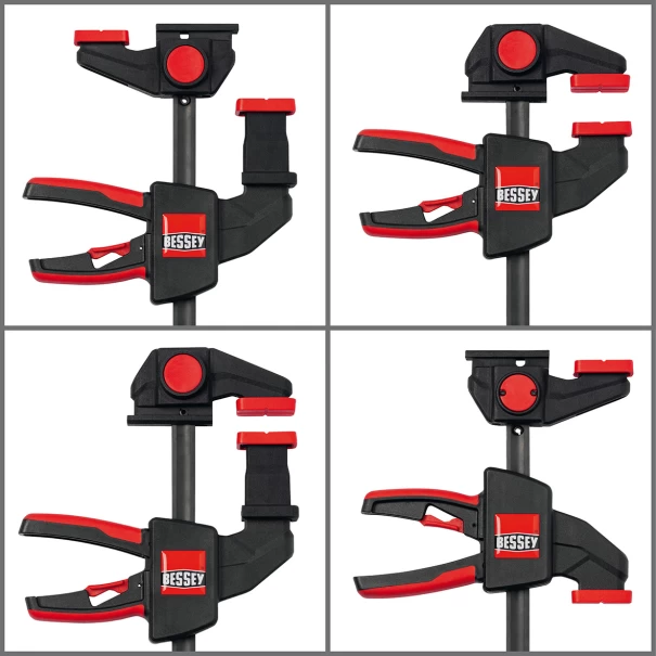Сет едноръчни стеги EZR 150/60, 2бр, EZR15-6SET, BESSEY