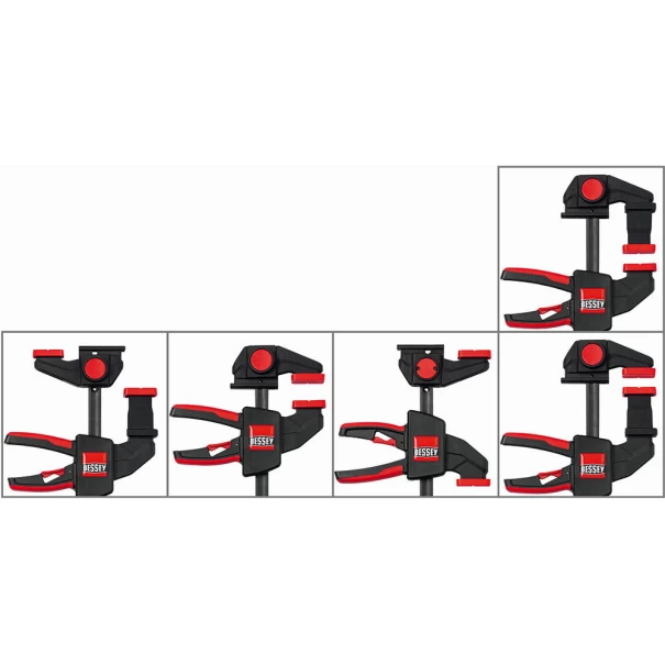 Сет едноръчни стеги EZR 150/60, 2бр, EZR15-6SET, BESSEY