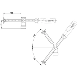 Адаптер регулируем TW28AV, BESSEY