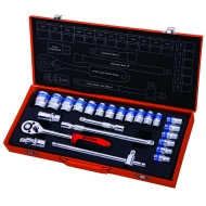 Гедоре 1/2" 24 части метална кутия Cr-V, XG54284, BOLTER