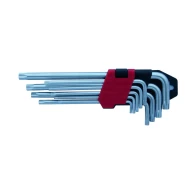 Имбуси Г-образни "TORX" дълги Cr-V к-кт 9 бр., XG54202, BOLTER