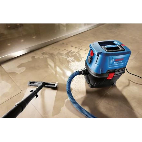 Прахосмукачка за мокро/сухо GAS 15, 1100W, 15 l, 33 l/sec, 220mbar, 06019E5000, BOSCH