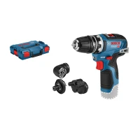 Акумулаторен винтоверт GSR 12V-35 FC, безчетков, с 4 приставки, SOLO, 06019H3003, BOSCH