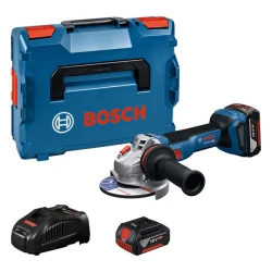 Акумулаторен ъглошлайф GWS 18V-11 S, 2х5Ah, L-BOXX , GAL1880CV, 06019N4002 , BOSCH