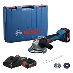 Акумулаторен ъглошлайф GWS 18V-8, 2x4Ah, GAL18V-40,  куфар, 06019N9020, BOSCH