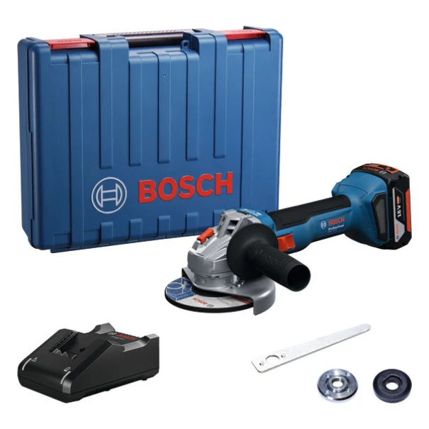 Акумулаторен ъглошлайф GWS 18V-8, 1x4Ah, GAL18V-40,  куфар, 06019N9021, BOSCH