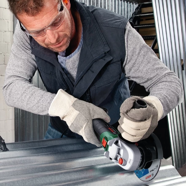 Акумулаторен ъглошлайф AdvancedGrind 18V, SOLO, 06033D9002, BOSCH