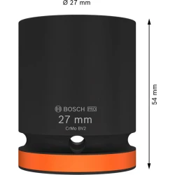 Вложка PRO Impact Socket, 3/4", 27 mm, стандартна, 2608003061, BOSCH