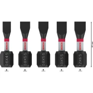 Битове PRO SL Impact, SL4.5, SL5.5 (2бр), SL5.5, SL6.5, 25 mm, 5бр, 2608521U60, BOSCH