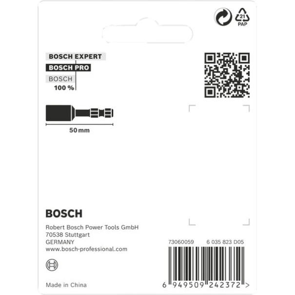 Накрайници PRO Nutsetter Impact, 8 x 50, 10 x 50, 13 x 50 mm, 3бр, 2608521U64, BOSCH
