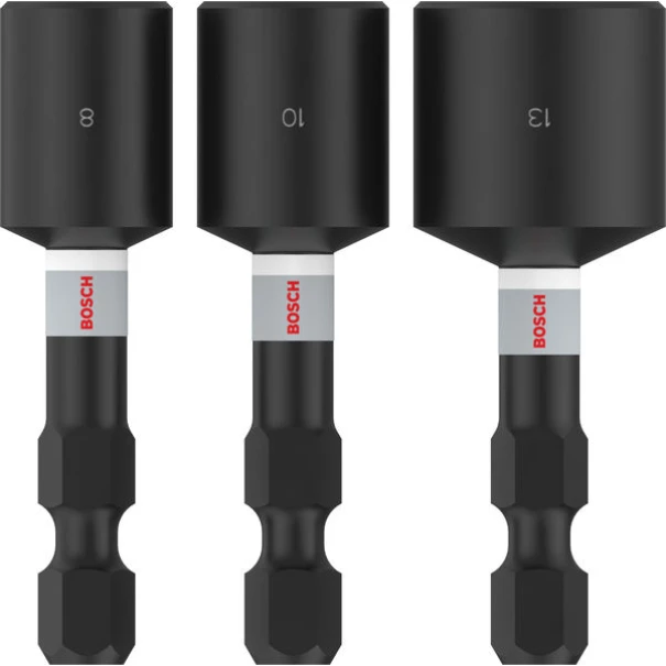 Накрайници PRO Nutsetter Impact, 8 x 50, 10 x 50, 13 x 50 mm, 3бр, 2608521U64, BOSCH
