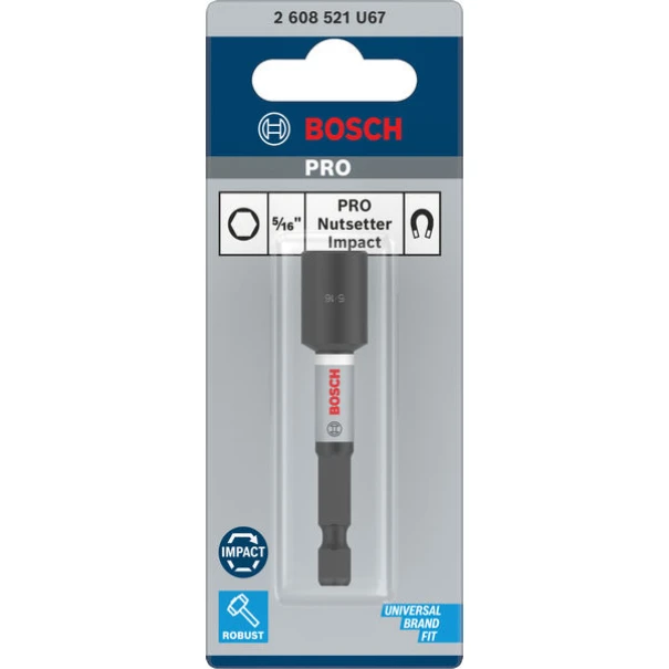 Накрайник PRO Nutsetter Impact, 5/16" x 50 mm, 2608521U67, BOSCH