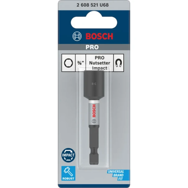 Накрайник PRO Nutsetter Impact, 3/8" x 50 mm, 2608521U68, BOSCH