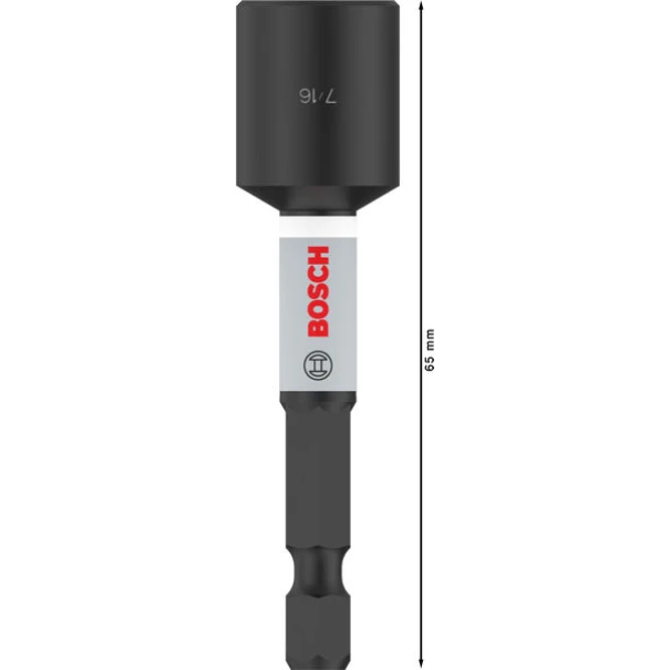 Накрайник PRO Nutsetter Impact, 7/16" x 65 mm, 2608521U69, BOSCH
