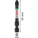 Бит PRO Pozidriv Impact, PZ3, 55 mm, 2бр, 2608522545, BOSCH