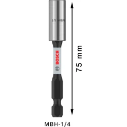 Държач за битове PRO Impact, 75 mm, 2608522559, BOSCH