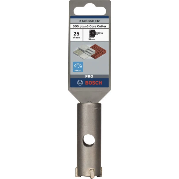 Боркорона PRO SDS plus-5 Core Cutter, 25 x 50 x 72 mm, 2608550612, BOSCH