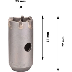 Боркорона PRO SDS plus-5 Core Cutter, 35 x 50 x 72 mm, 2608550614, BOSCH