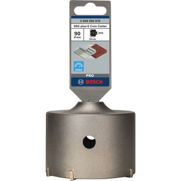 Боркорона PRO SDS plus-5 Core Cutter, 90 x 50 x 72 mm, 2608550615, BOSCH