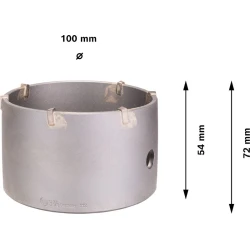 Боркорона PRO SDS plus-5 Core Cutter, 100 x 50 x 72 mm, 2608550616, BOSCH