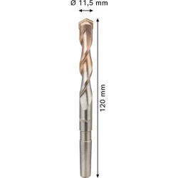 Свредло центриращо PRO Pilot Drill for SDS max Core Cutter, 11,5 x 65 x 120 mm, 2608580517, BOSCH