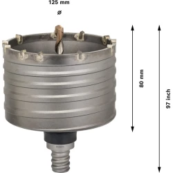 Боркорона PRO SDS max-5 Core Cutter, 125 x 80 x 97 mm, 2608580525, BOSCH
