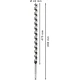 Винтово свредло с шип PRO Wood, 24 x 470 x 600 mm, 2608585723, BOSCH