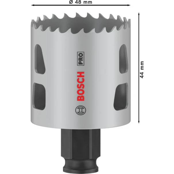 Боркорона PRO Multi Material PC Plus, 48 mm, 2608594386, BOSCH