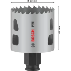 Боркорона PRO Multi Material PC Plus, 52 mm, 2608594389, BOSCH