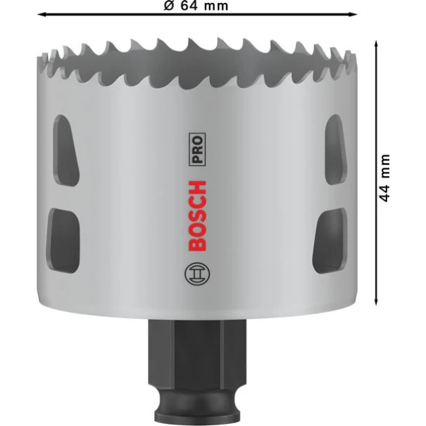 Боркорона PRO Multi Material PC Plus, 64 mm, 2608594395, BOSCH