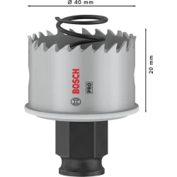 Боркорона PRO Sheet Metal PC Plus, 40 mm, 2608594451, BOSCH