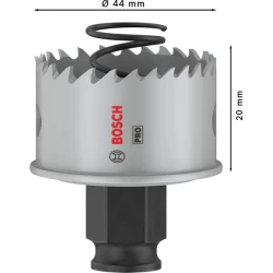 Боркорона PRO Sheet Metal PC Plus, 44 mm, 2608594453, BOSCH