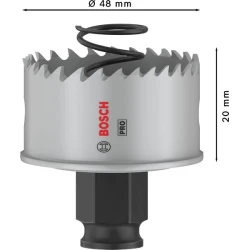 Боркорона PRO Sheet Metal PC Plus, 48 mm, 2608594454, BOSCH
