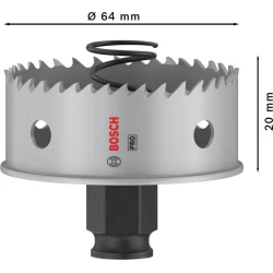 Боркорона PRO Sheet Metal PC Plus, 64 mm, 2608594459, BOSCH