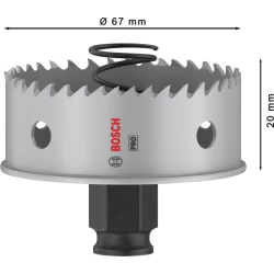 Боркорона PRO Sheet Metal PC Plus, 67 mm, 2608594461, BOSCH